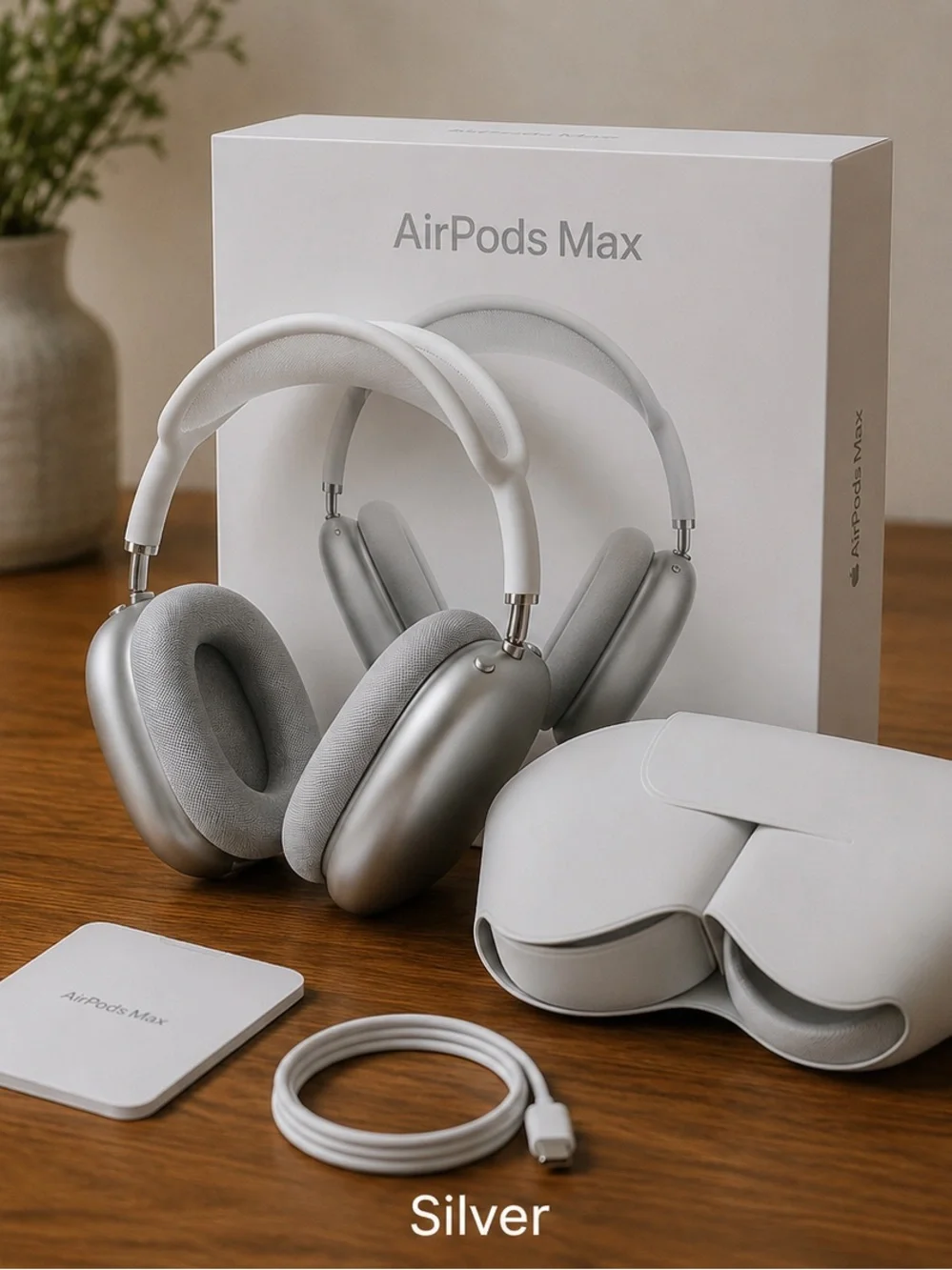 Apple AirPods Max Over-Ear Headphones - Silver
